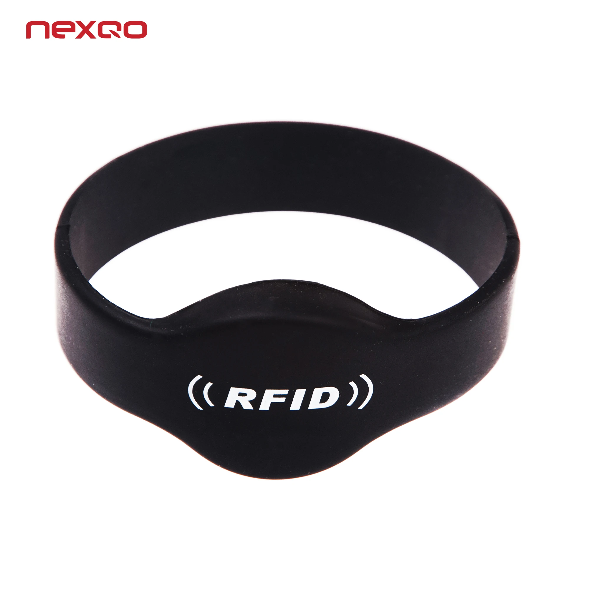 Custom rfid wristband silicone wristband ISO 14443A 13.56mhz nfc rfid bracelet