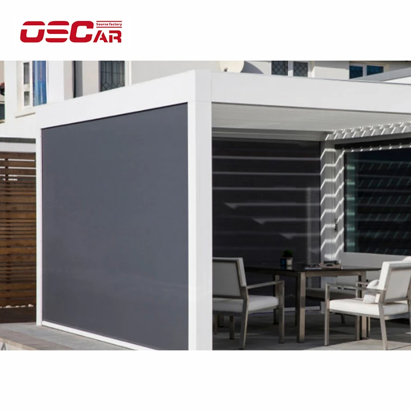 Top Quality Double Hinged Horizontal windproof Fauxwood Plantation Shutters Blinds PVC For Sliding Glass Doors interior