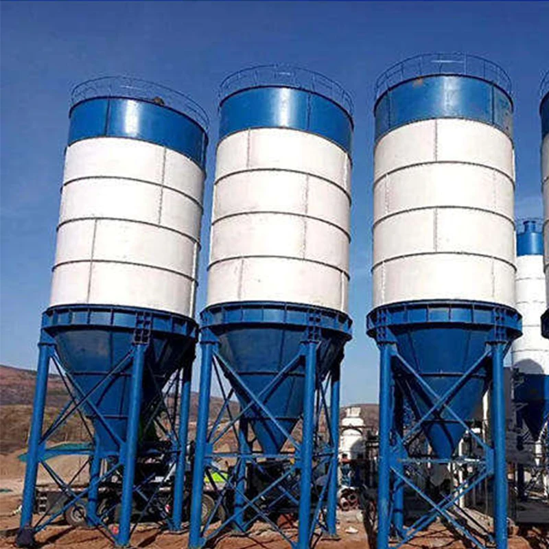 China Factory Price HZS 90 Ready Mixed Concrete Mixing Plant Construction Projects Concrete Mixing Plant With Cement Silo