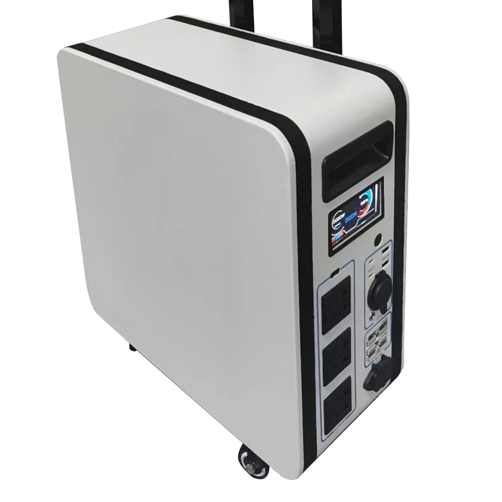 2000W Portable Power Supply DC AC Output With Pull Rod