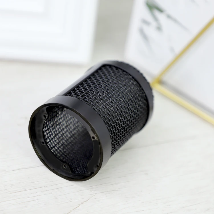 Silver Color Mic Cover Repair Microphone Part For U47 Microphone Basket Microphone Body