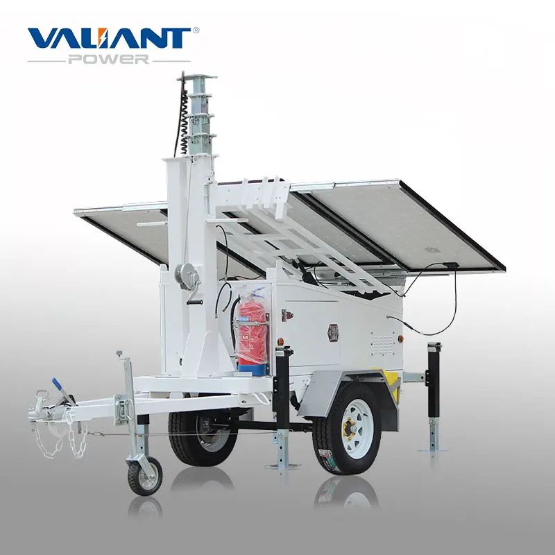 Solar Power Mobile portable  trailer