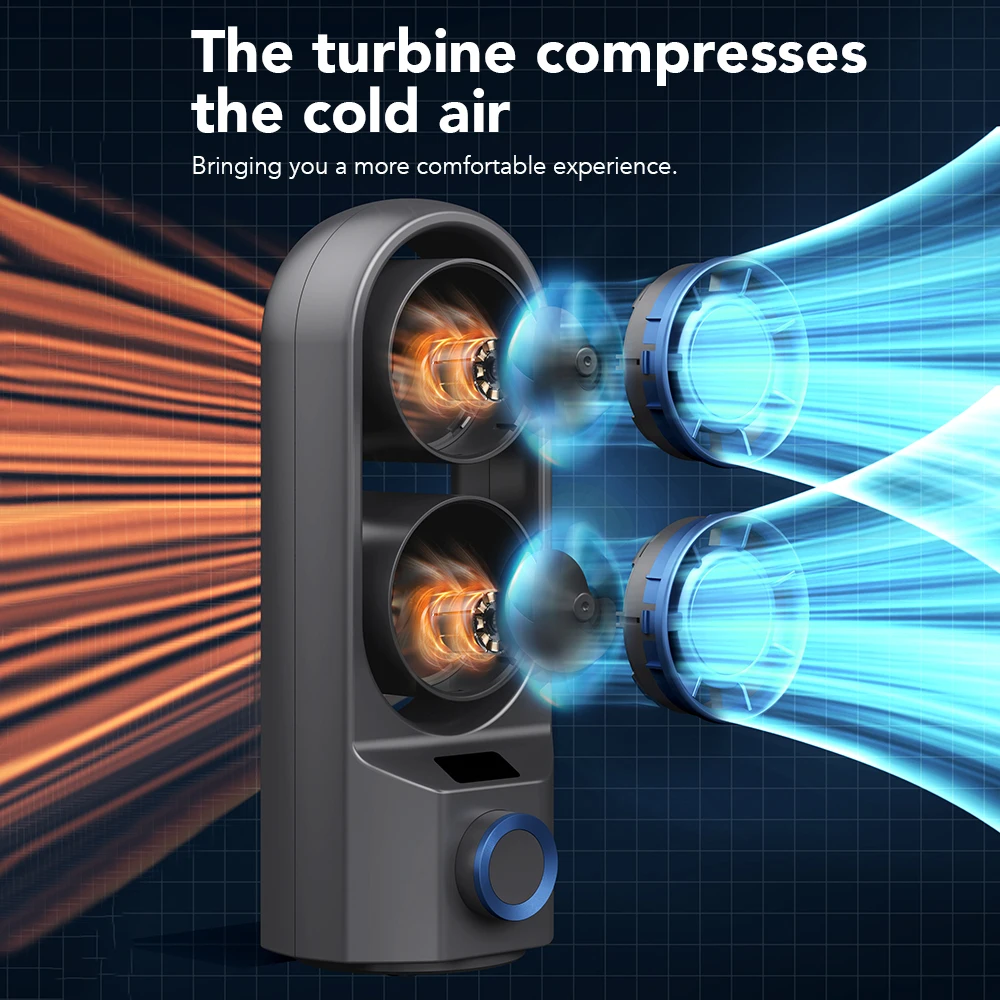 IMYCOO New Arrival 4000mAh Rechargeable Battery Double Mini Table Fan Wholesale Custom Portable USB Small Desk Fan