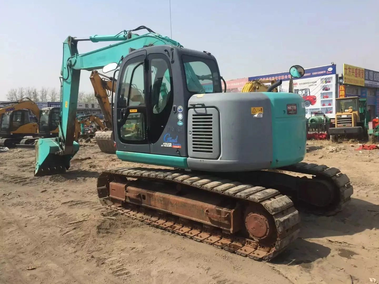 Original Japan KOBELCO SK135SR 13.5TON Used Excavator Construction Machine with parts Kobelco Crawler digger SK135SR SK135