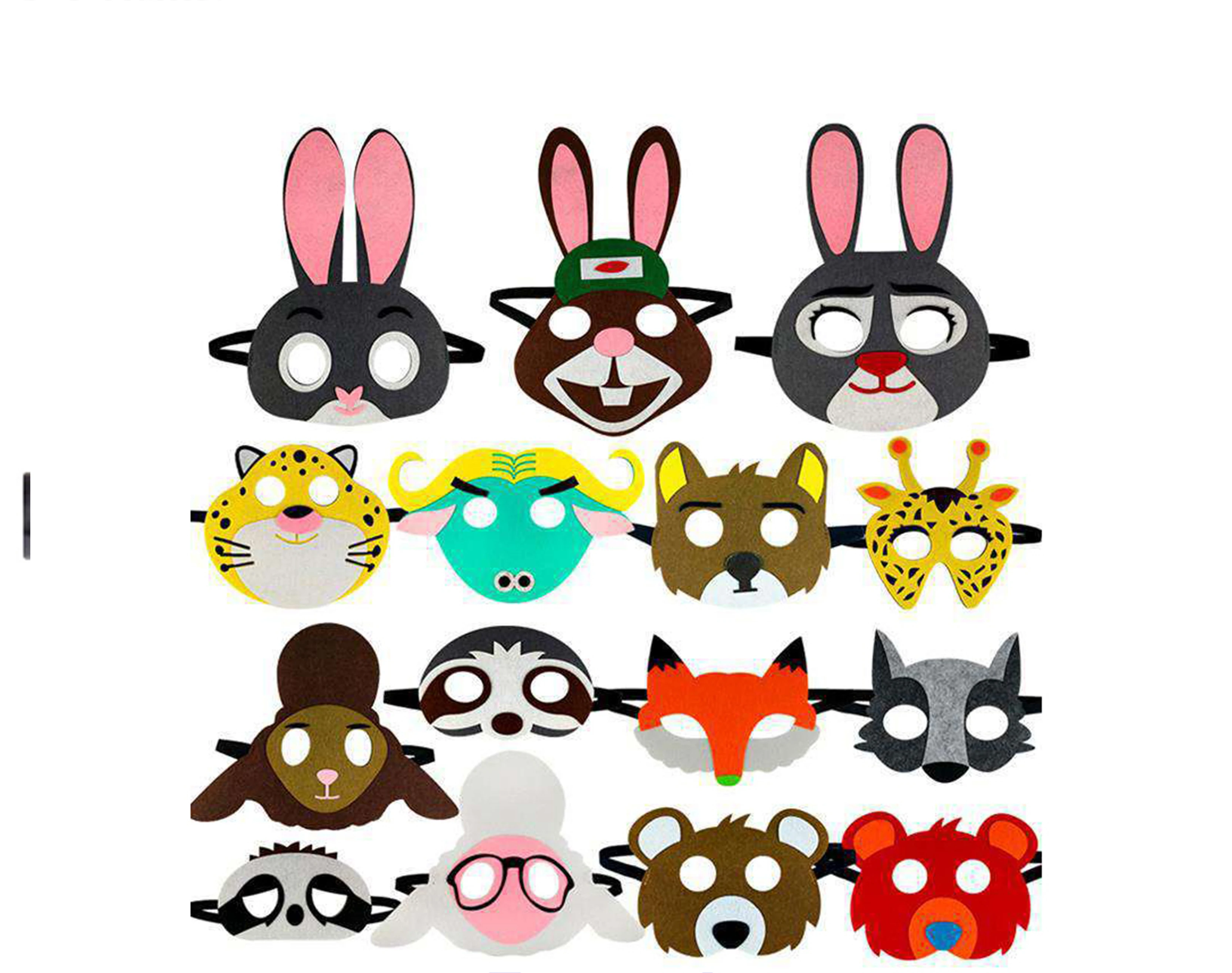 Halloween Party Masquerade Ball felt mask children cartoon cartoon eye mask boy role play superhero Star Party