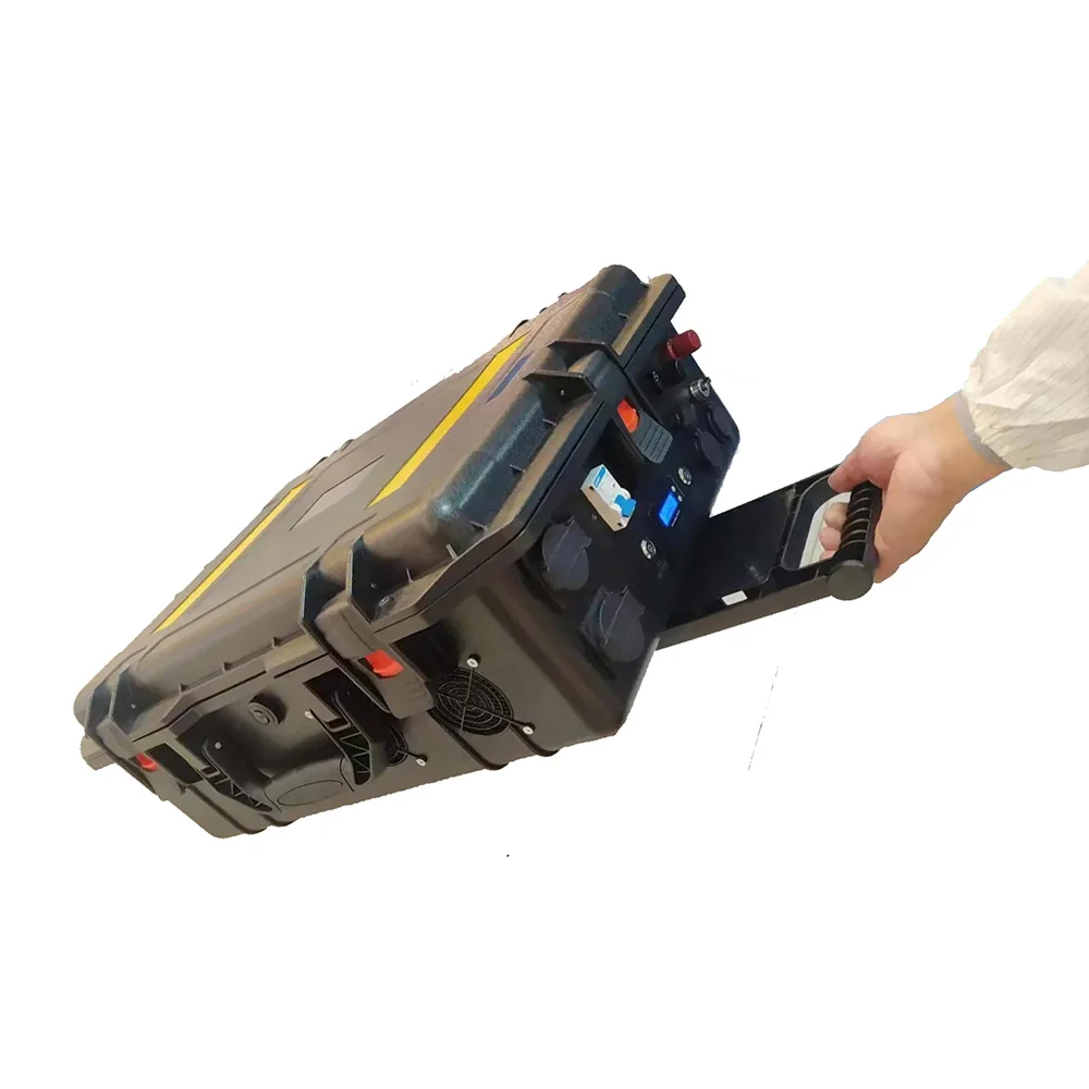 Ac European Standard Camping Outdoor Party Emergency Portable Power Station Solar Generator 5000W For Cooker Car Refrigerator