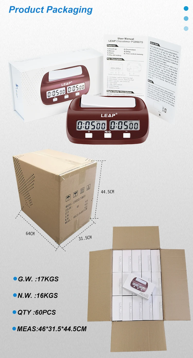 Cheap chess clock timer easy clock for kids