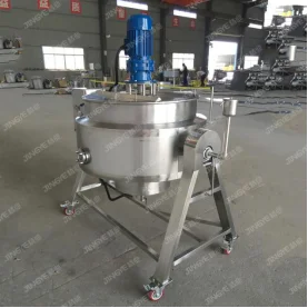 Manufacturer Syrup Candy Making Machine Steam Heating Jacketed Cooking Kettle