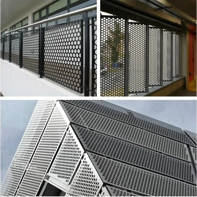 Decorative perforated punching copper grill metal mesh screen