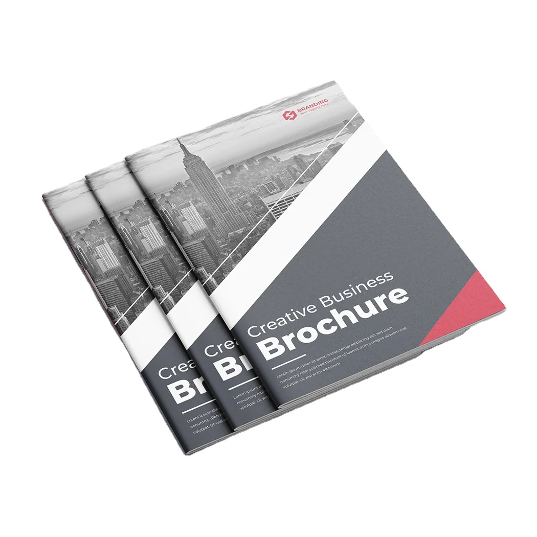 China cheap saddle stich binding catalog booklet brochure magazine digital printing service cheap brochure printing