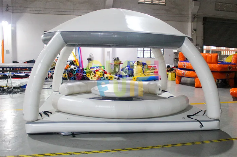Joyful Fun floating island inflatable floating tent inflatable island