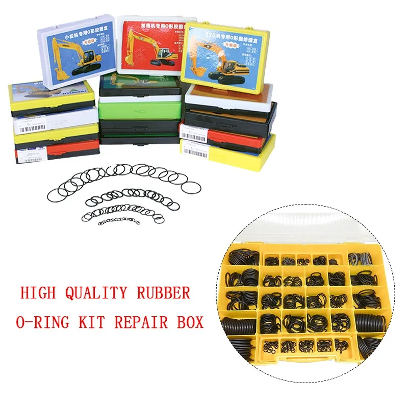 Giant 435pcs Gland O-ring Assortment Seal Kit Oring Box O-ring Kit For Excavator