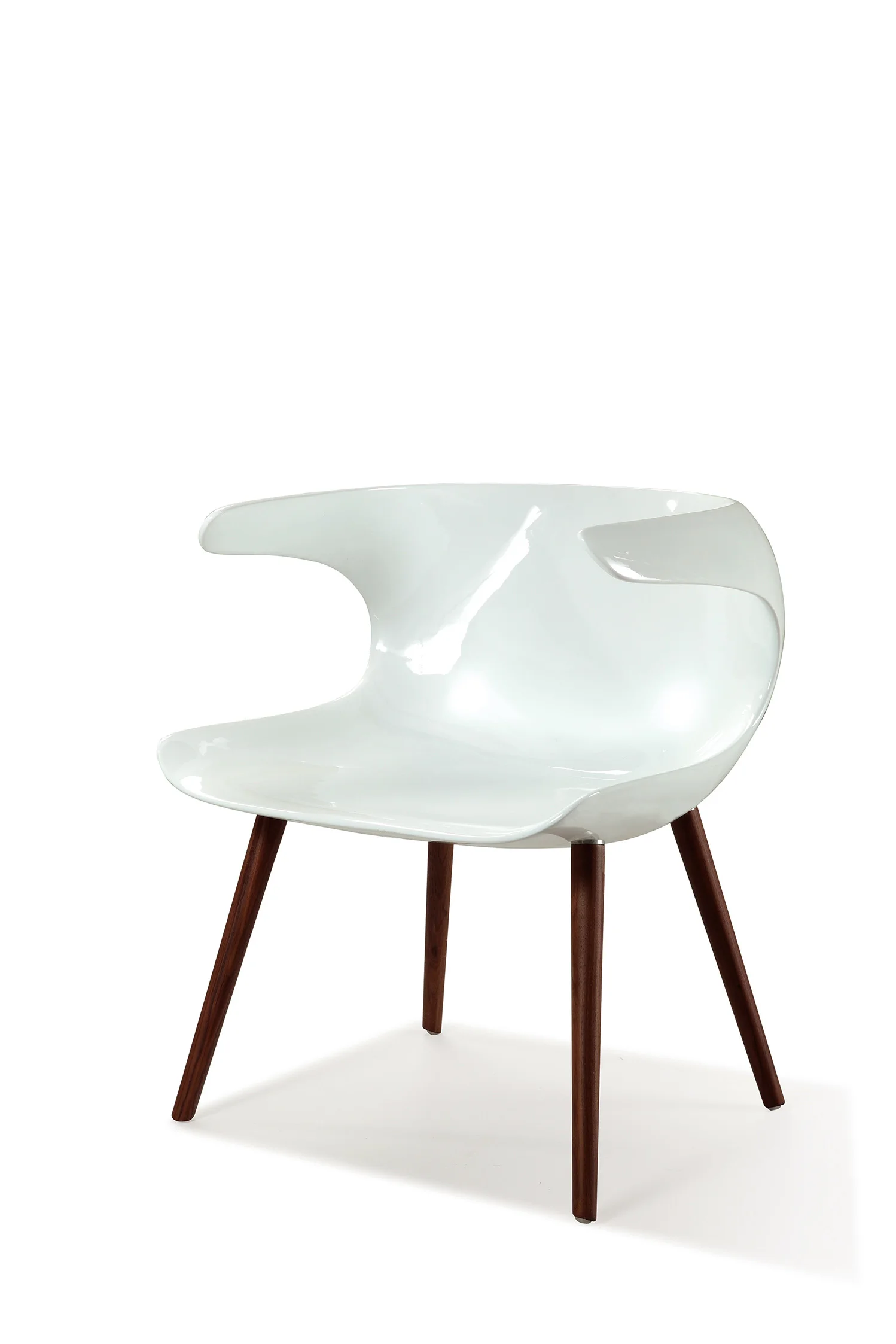 New Arrival Frosted Acrylic Chair Modern Furniture Upholstered Leather Dining Chair