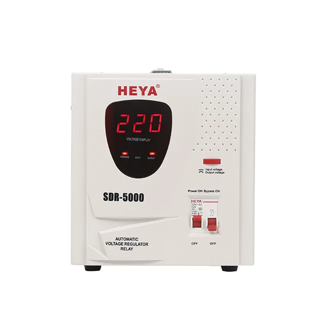 SDR-8000VA Single Phase CPU-Based Digital Circuit Relay Electric Power Source with LED Display 220V Variac Transformer