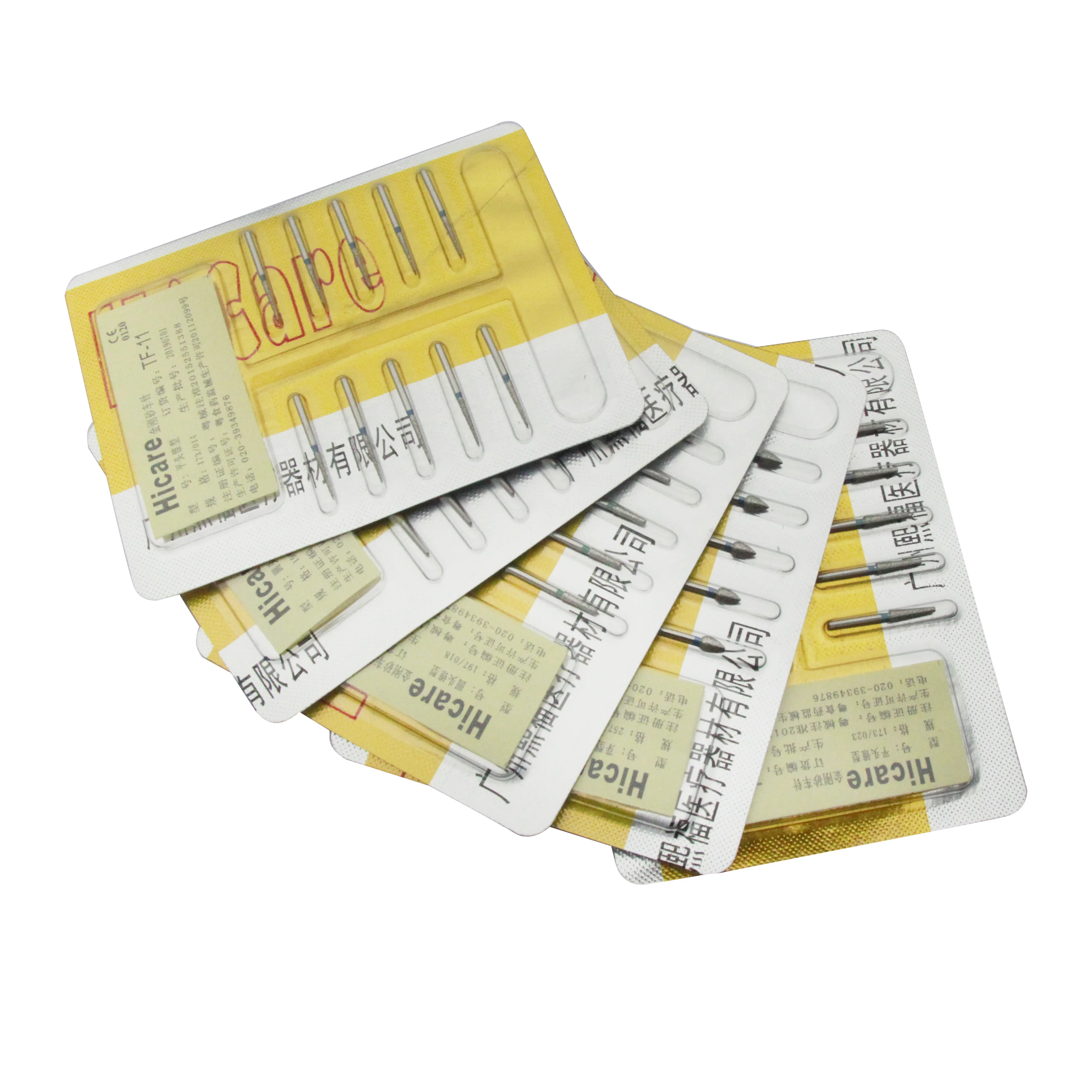 Consumables materials dental diamond burs FG high speed handpiece dental bur box