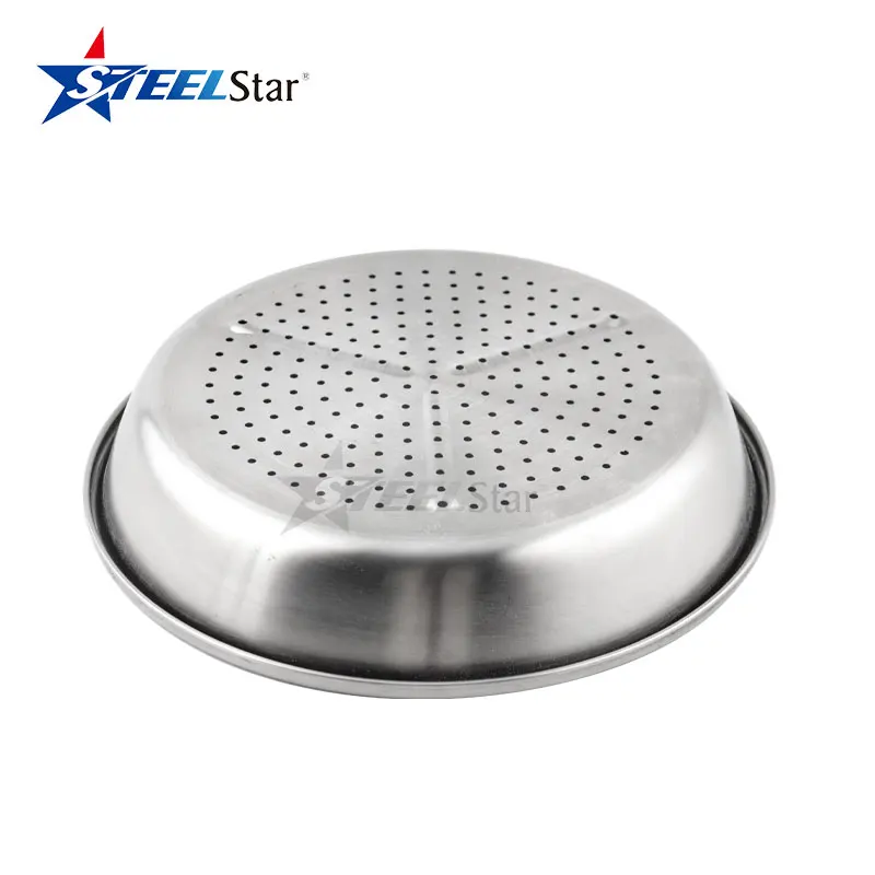 Stackable stainless steel food steamer insert cookware pot vegetable steamer basket foldable