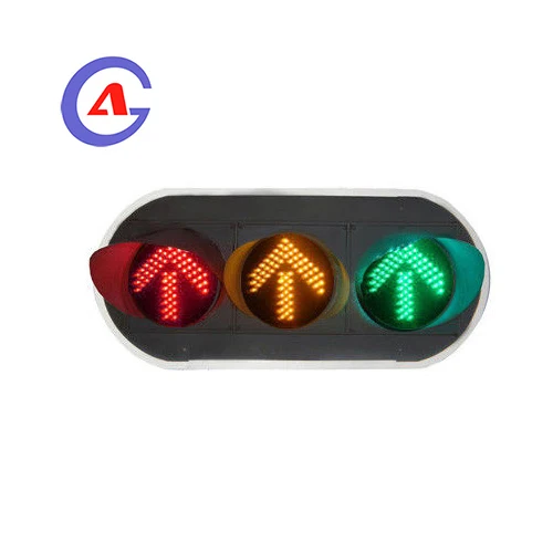 3 section 200mm red amber green stop lights traffic signals