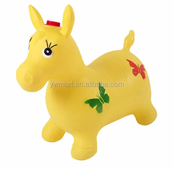 Top Sale Eco-friendly PVC Inflatable Horse Jumping Animal Toy
