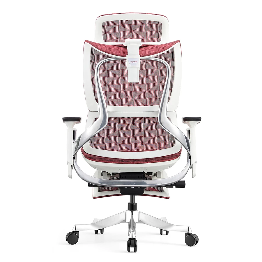 Factory  BIFMA Standard Competitive price full mesh office chair office ergonomic with height adjustable big lumbar support