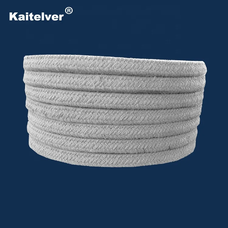 High temperature heat insulation sealing ceramic fiber wool blanket core round rope/cord