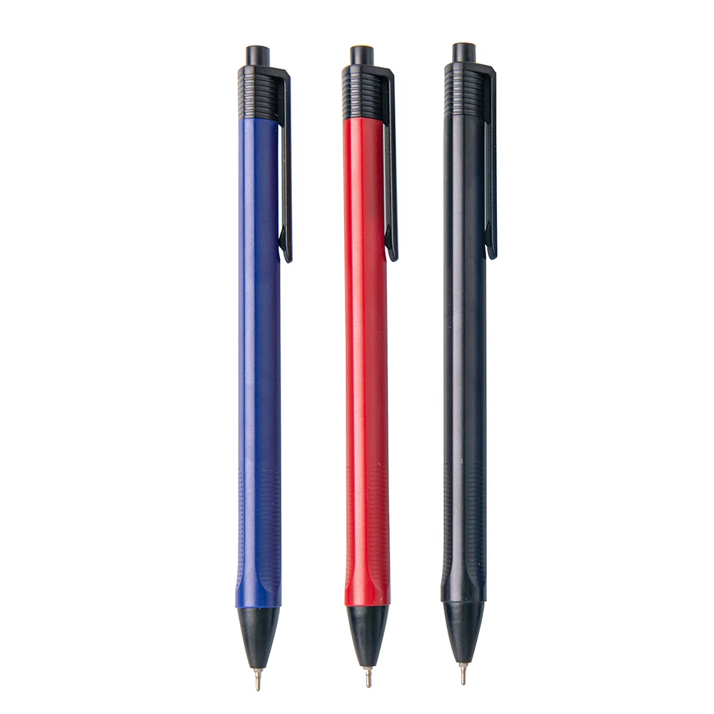 Ergonomic Triangle Luxury Ball-Point Semi-Gel Refill Plastic Ball Point Pen