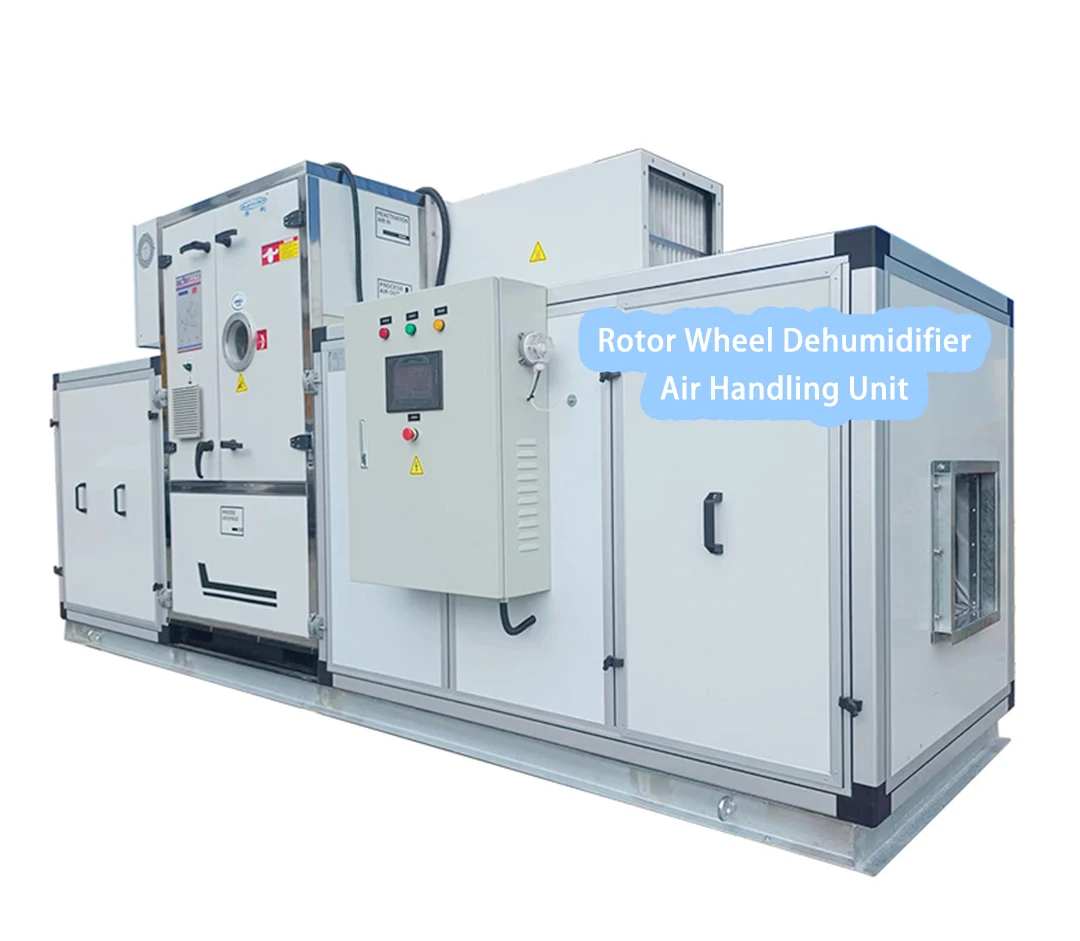 Desiccant Wheel Dehumidifier Rotary Dehumidifier Desiccant Rotor Dehumidifier Air Handling Unit For New Energy Industry