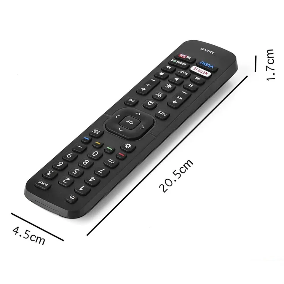 EN2A27 Remote Control for Hisense TV Remote LED ULED UHD HDTV 4K Android Smart TV with Netflix, Amazon, Vudu, You Tube Button