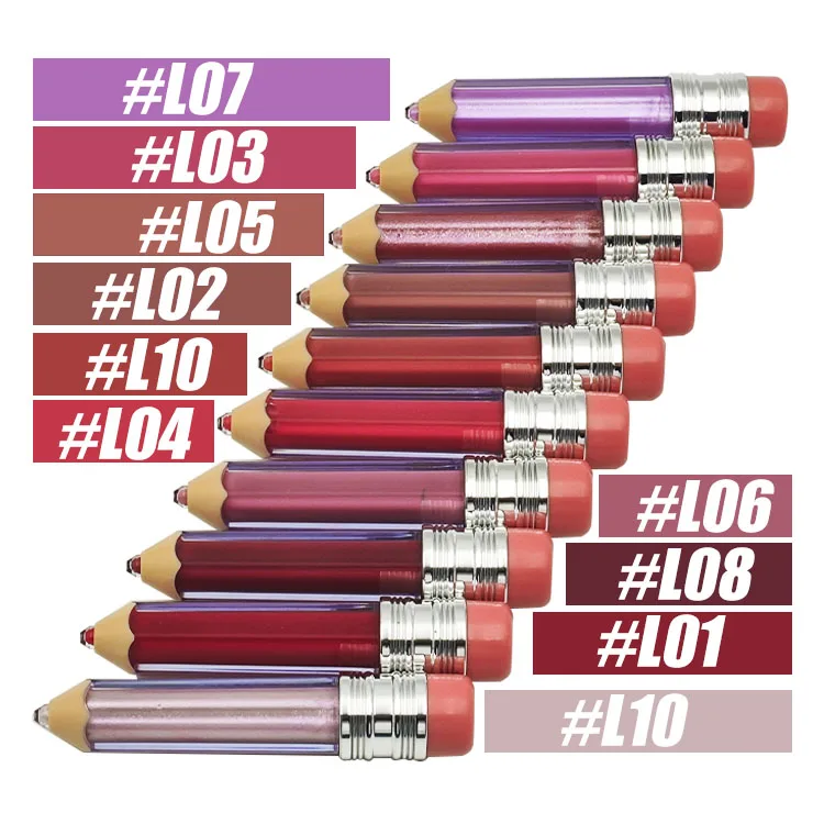 New Vegan Liquid Lip Gloss Collection Popular Nude Color Sunscreen Waterproof with No Animal Testing Private Label Cosmetics