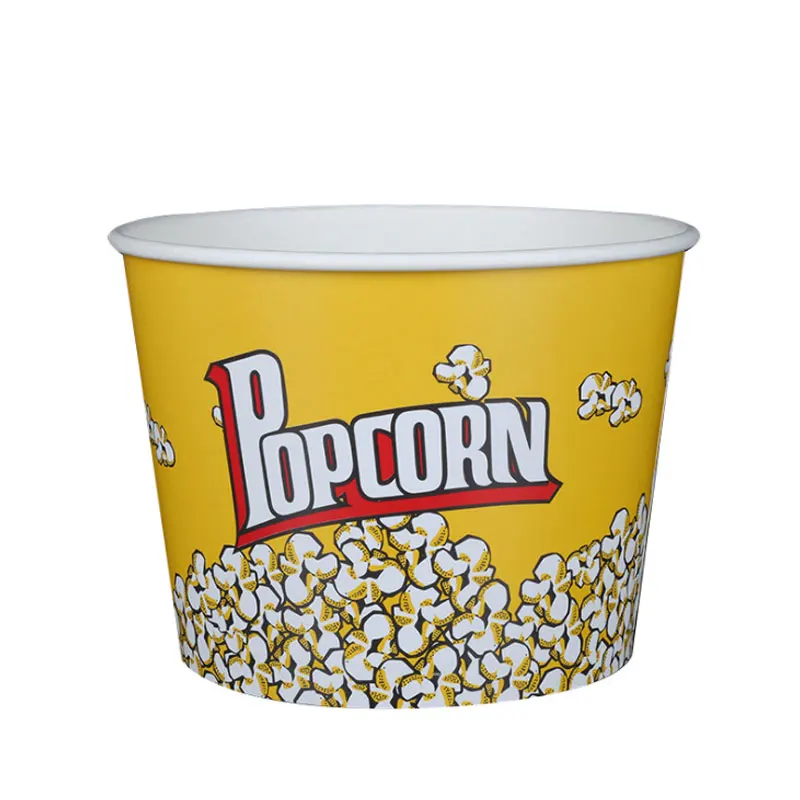 Food Grade Paper Customize Print Popular Logo Large Size 28oz 46OZ 32 OZ 64oz 70oz 85oz 130oz Fried Chicken Bucket Popcorn Tubs