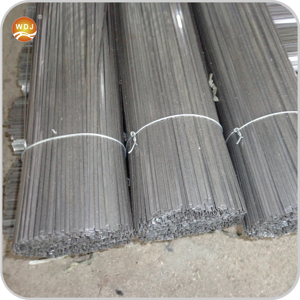 Making sweeper brush bristle flat steel wire