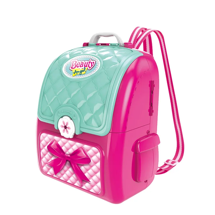 Cheap price children birthday gift girls dresser toys dresser toys makeup set mini backpack