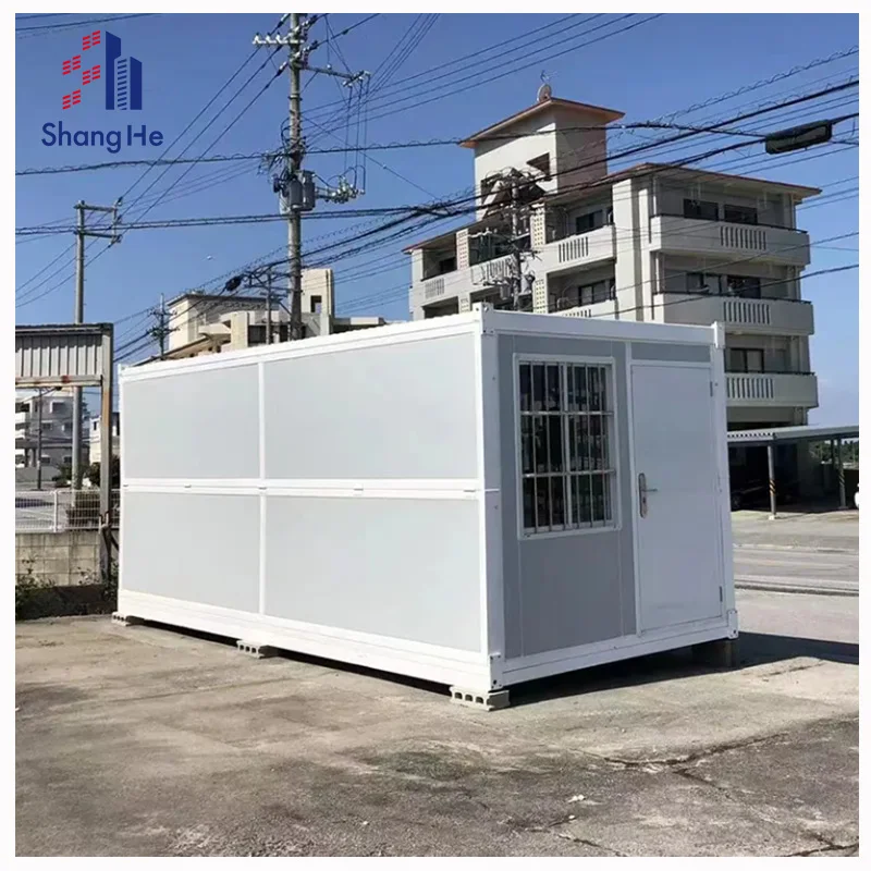 SH factory custom 3 4 bedroom prefab single room suite container homes 40ft luxury prefabricated folding container house