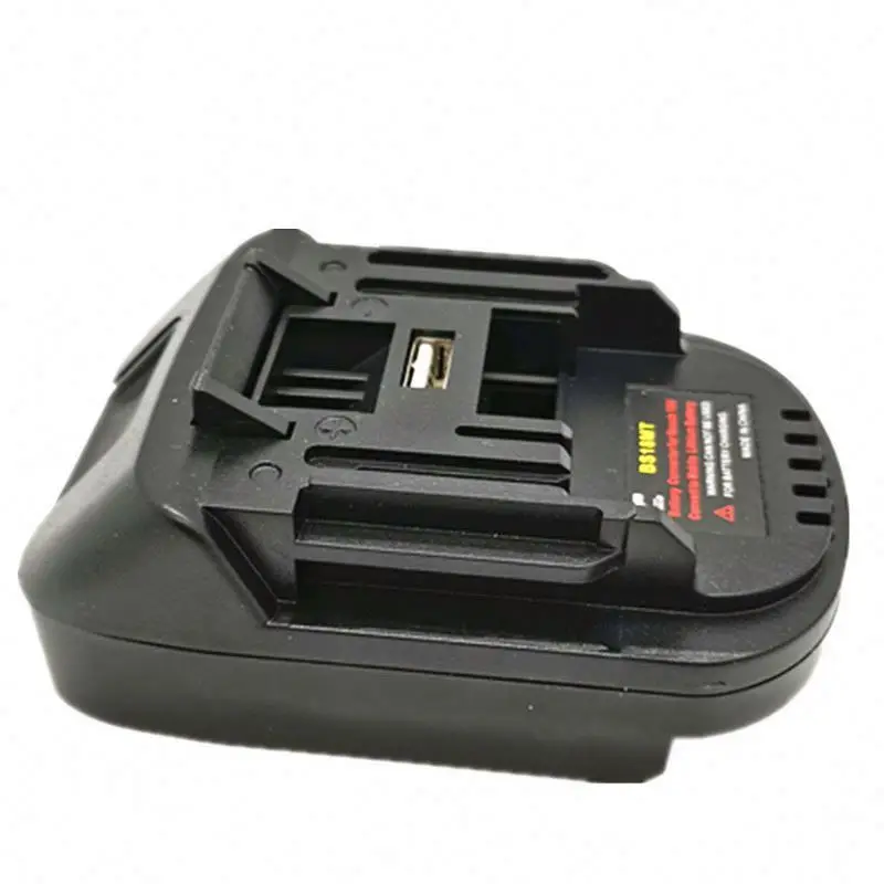 Адаптер для аккумулятора BS18MT, преобразователь Usb для литиевых батарей Boschs 18 в, для литиевых батарей Makitas 18 в