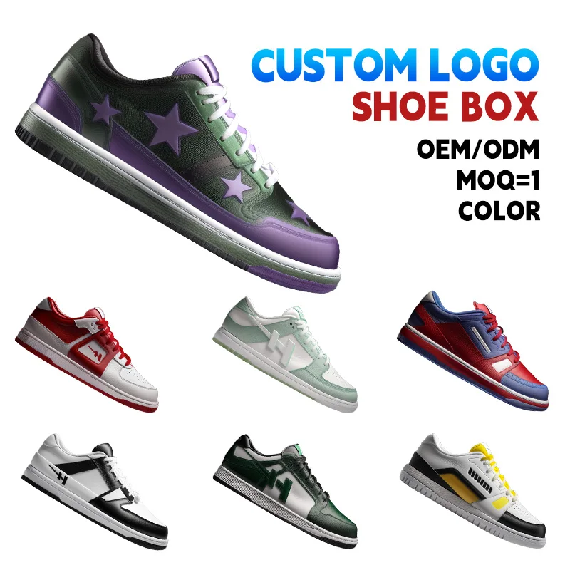 Breathable Pu Sneakers Casual Shoes For Men Plain Shoes To Customize Luxury Shoes For Men Custom Logo Size 13 Men Sneakers