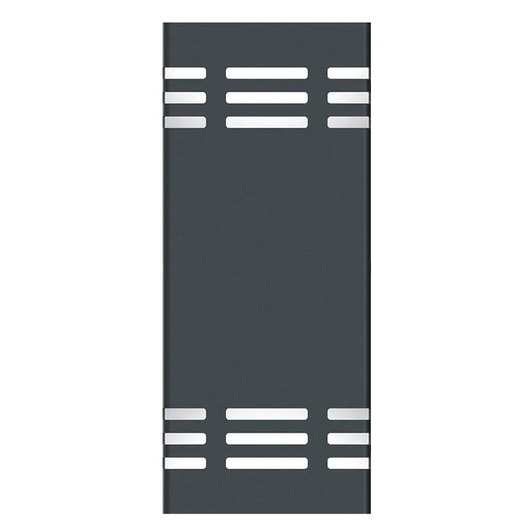 Modern Outdoor Black IP65 Up And Down Lights External Wall Lights with 5CCT Switchable