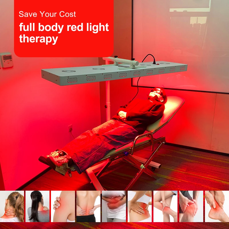 Portable 660nm 850nm Infrared Red Light Therapy Healing Panels Floor Stand Red Light Therapy Panel For Whole Body