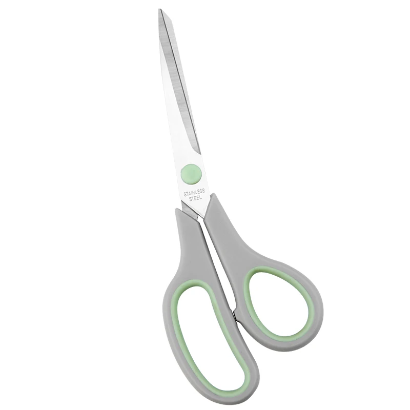 8 1/2' multipurpose rubber handle household and office stationery paper scissors