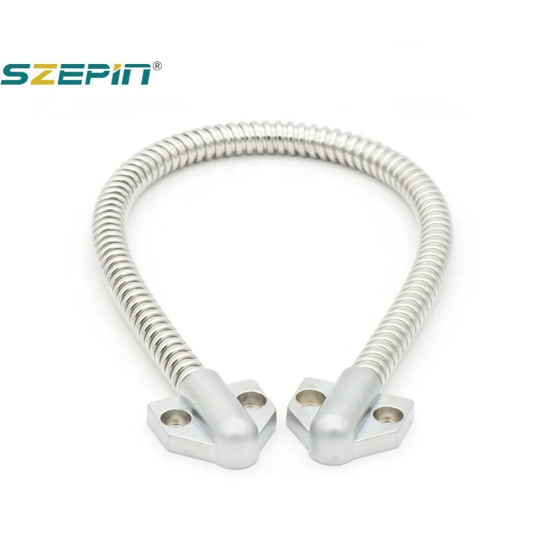  factory wholesale price stainless steel wire armored cable protector door loop with electric mortise surface