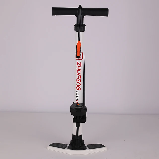 zhufeng Multi-color selection can be customized  high pressure bicycle pump motorcycle pump with Digital gauge