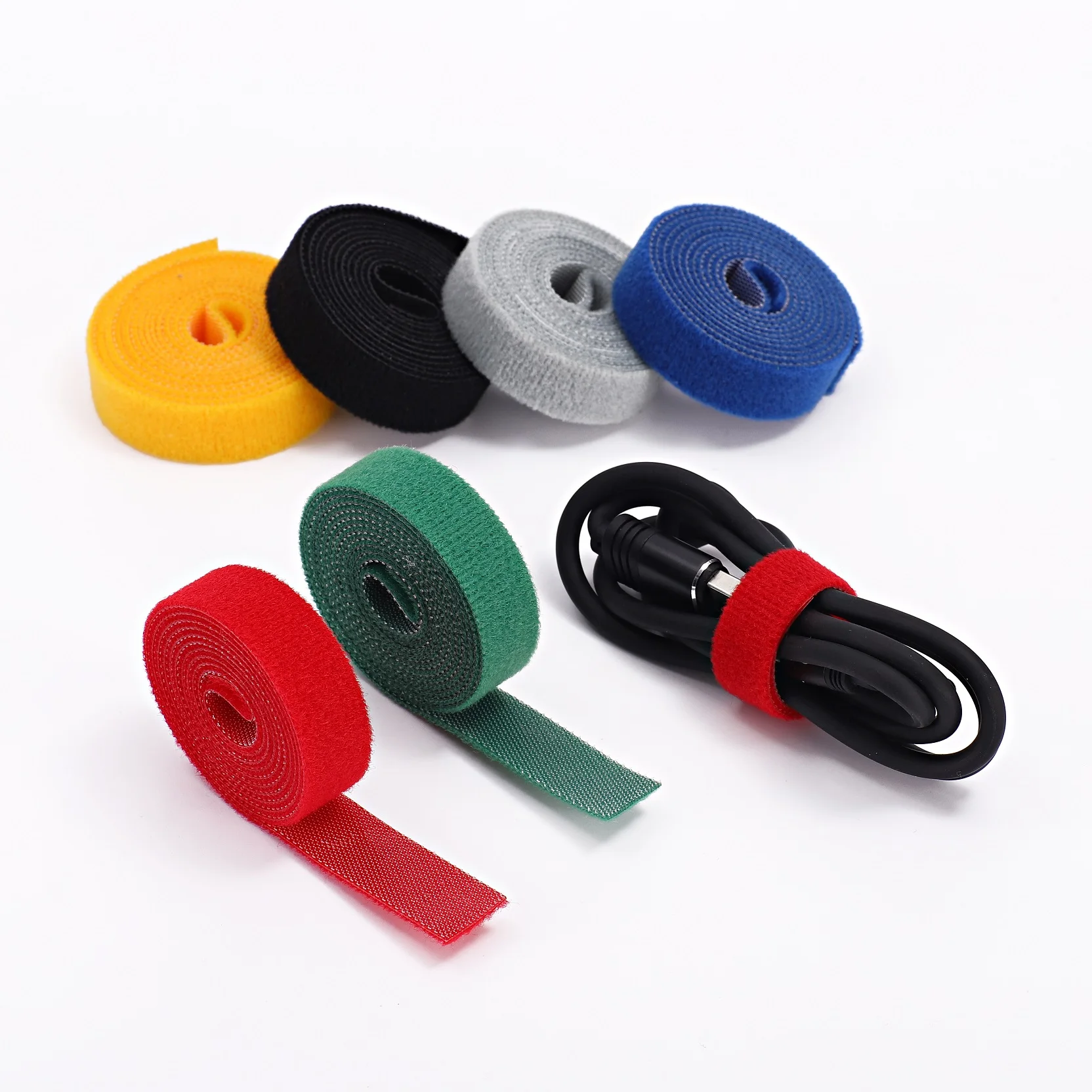 Заказной размер цвет Двусторонняя спина к спине крюк и петля