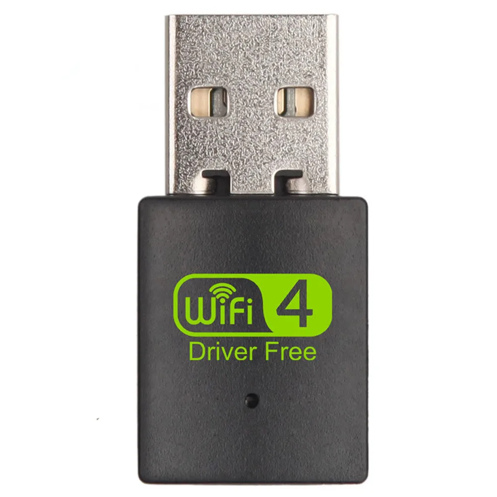 Пользовательский логотип драйвер бесплатно мини 300 Мбит/с USB WiFi адаптер Plug & Play беспроводная сетевая карта для ПК