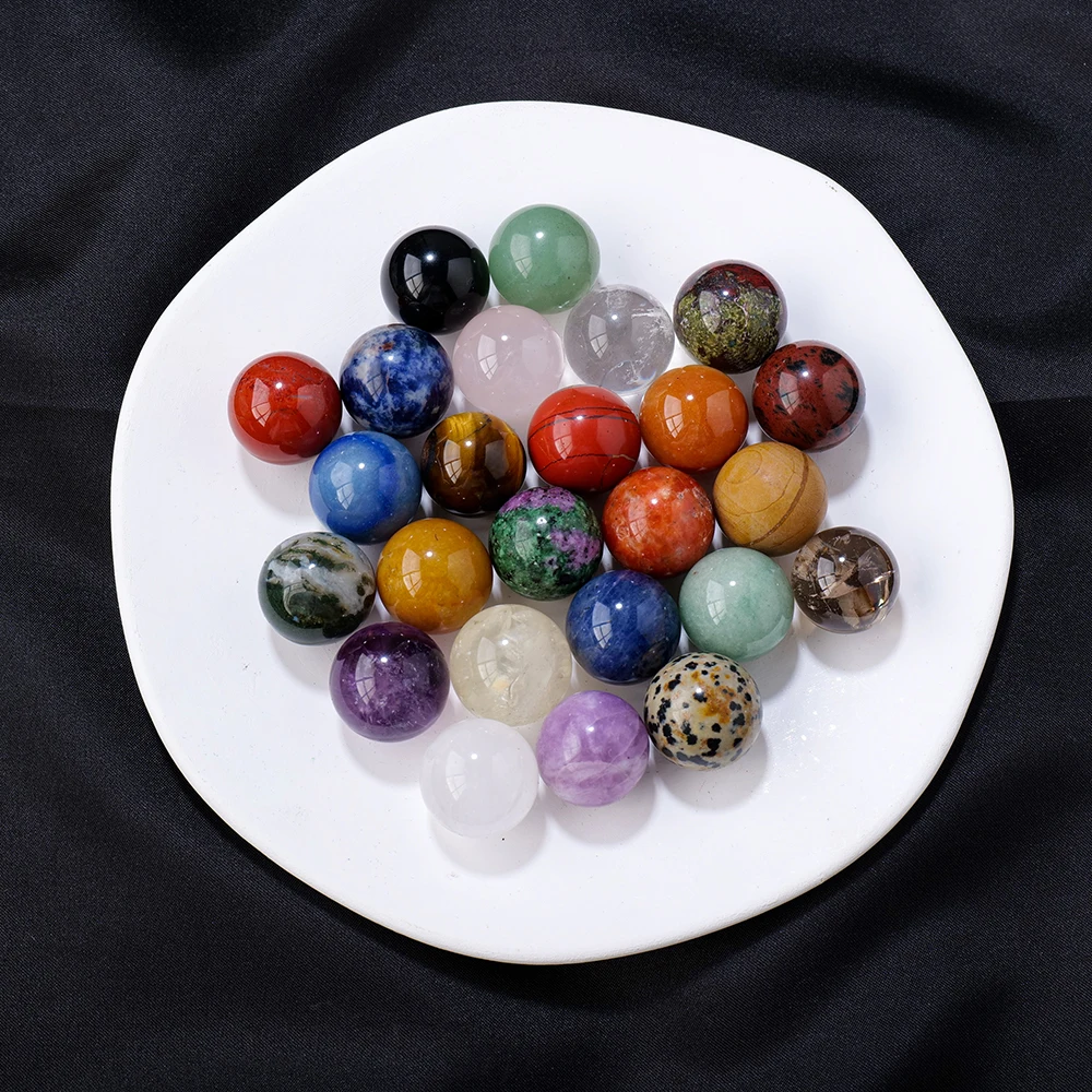 Wholesale Natural Healing amethyst Crystal mini ball rose quartz  2 cm Crystal sphere home decoration