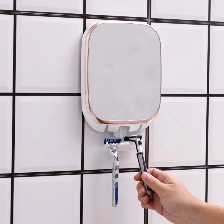 Съемное противотуманое зеркало с держателем для бритвы