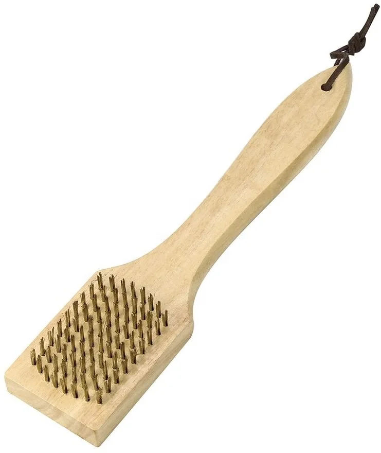 
Different kinds of cleaning brush with big wooden handle 