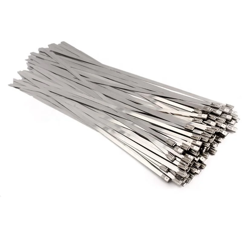 professional manufacturer SS304  Stainless  Lock Ball  Stainless steel cable ties Zip