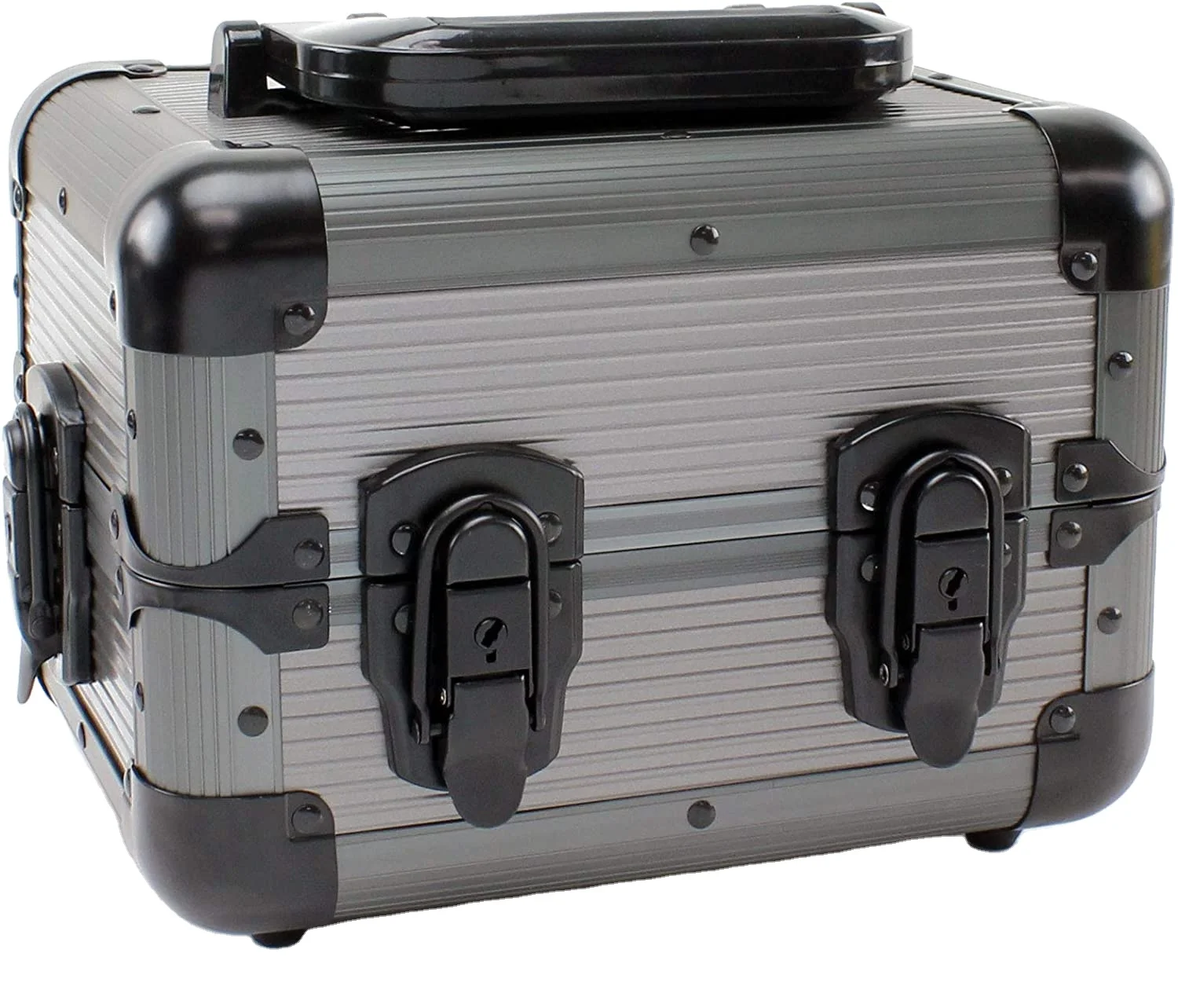 Алюминиевый 600pc Deluxe Poker Chip Case Carrier в сером цвете-конечная переноска для покера