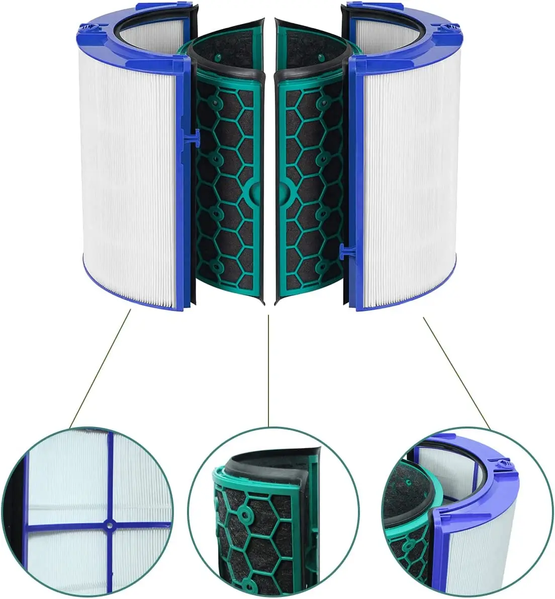 Factory Supplier Air Purifier Dysons H12 H13 Hepa Air Filter Replacement