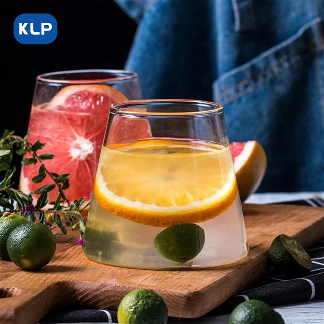 KLP Bar Whisky Shot Glasses Mount Fuji Cocktail Tumbler Shaped Glass Drinking Cup