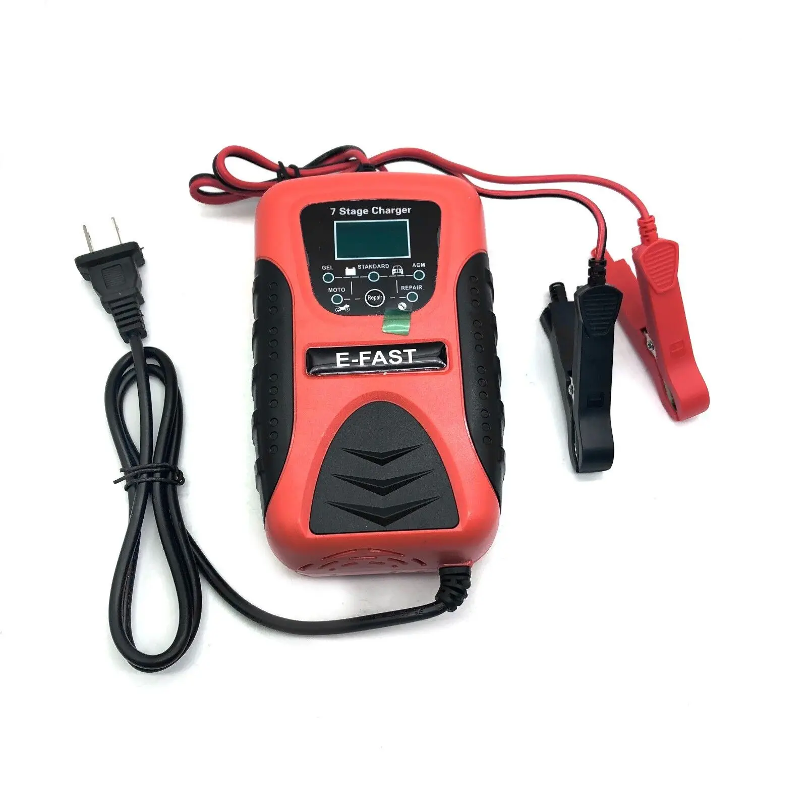 Motorcycle / Car Battery Smart Charger with LCD Creen
