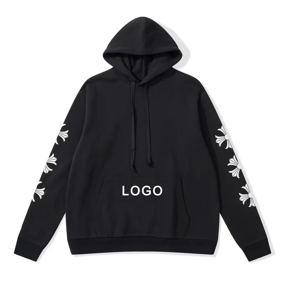 custom printing logo Hooded Letter Pattern Sweater oversized Casual Life heavyweight french terry unisex Men Hoodie sweatshirts